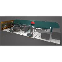 غرفه سازی خاص و حرفه ای با خلاقیت  1