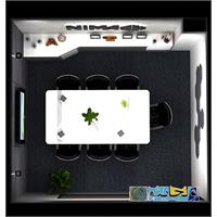 طراحی و اجرای اتاق کنفرانس. با تمام تحهیزات اتاق صدا نور و صدای کنفرانس 7