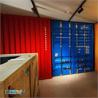 دکور کانتینر . درب کانتیرنری دکور مناسب شرکت های حمل و نقل  9