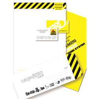 طراحی سربرگ و کارت ویزیت و ارواق اداری ست  1