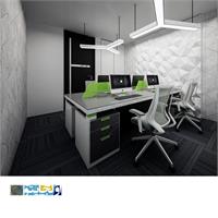 طراحی و بازسازی واحد اداری  پارتیشن اداری  تقسیم بندی فضا در محیط اداری  2