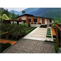 طراحی و محوطه سازی ویلا شمال  1