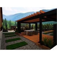 طراحی و محوطه سازی ویلا شمال  6